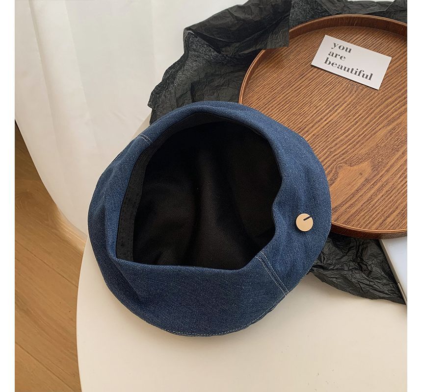 Denim Beret