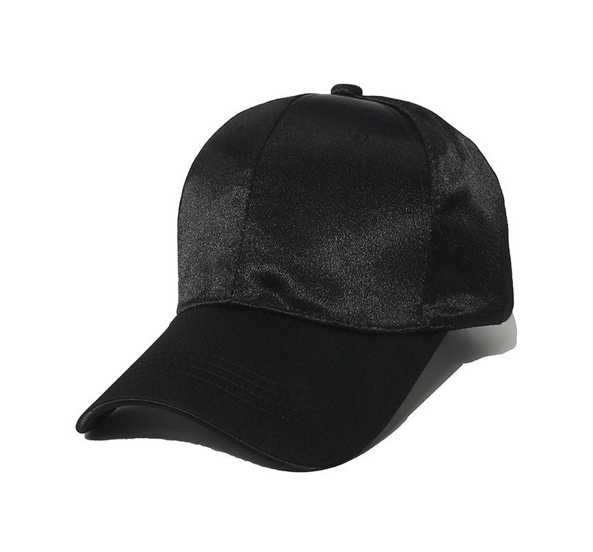 Satin Cap Plain Baseball