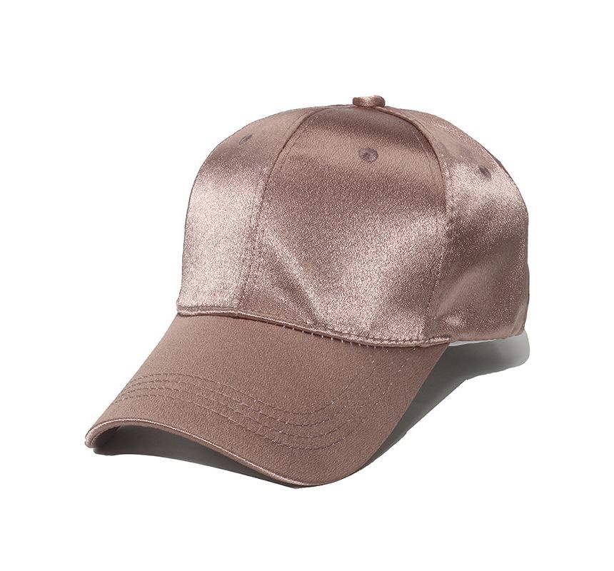 Satin Cap Plain Baseball