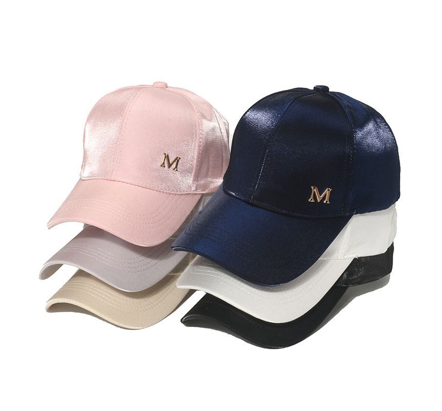 Lettering Cap Satin Baseball
