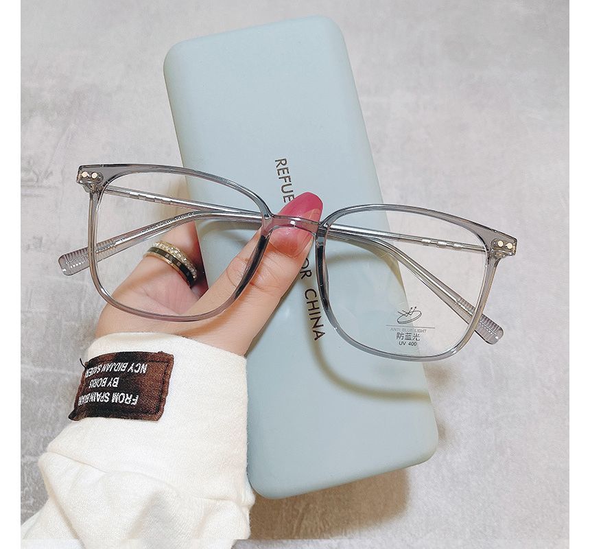 Light Glasses Blocking Square Blue