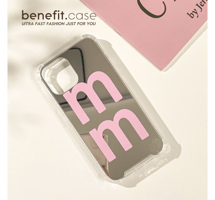 Phone Lettering Case Mirrored