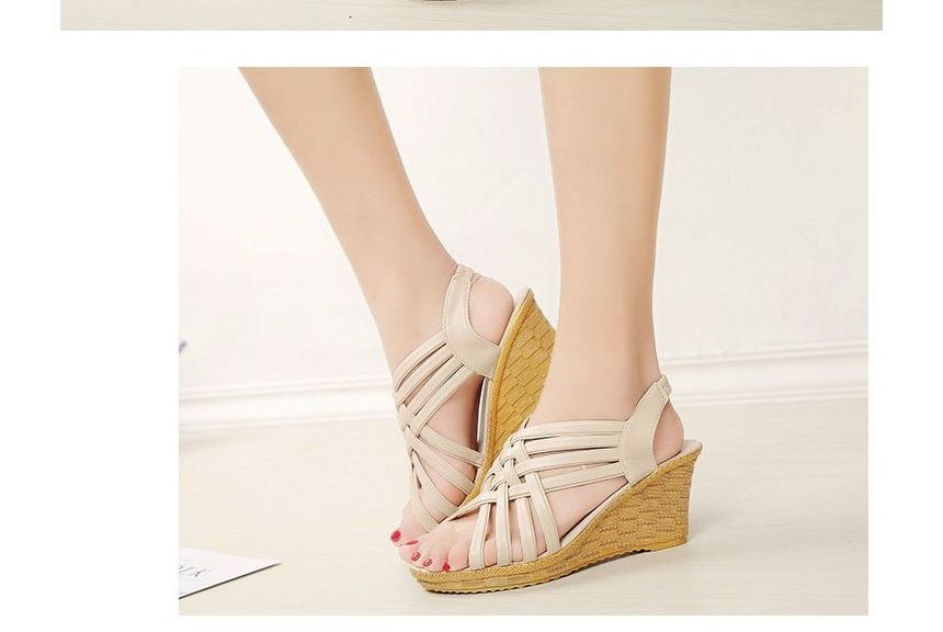 Sandals Wedge-Heel Strappy