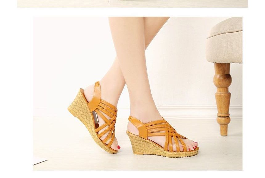 Sandals Wedge-Heel Strappy