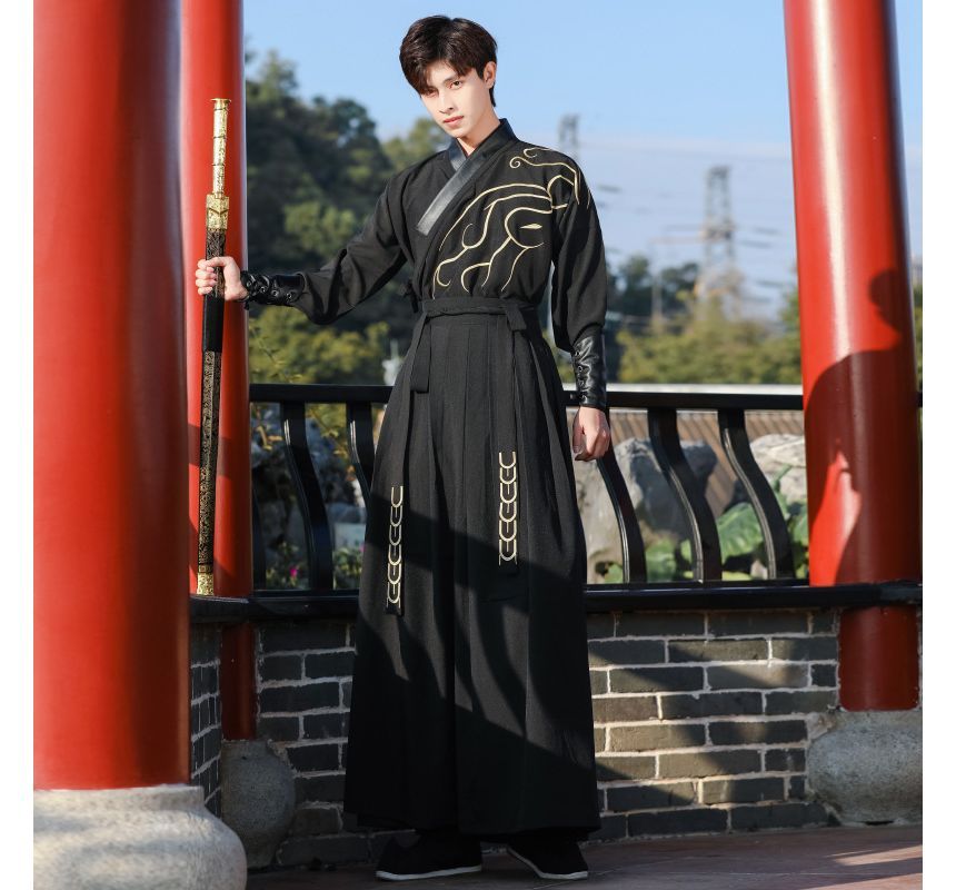 Print Hanfu Costume Set