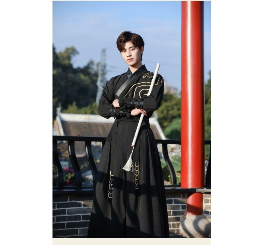 Print Hanfu Costume Set