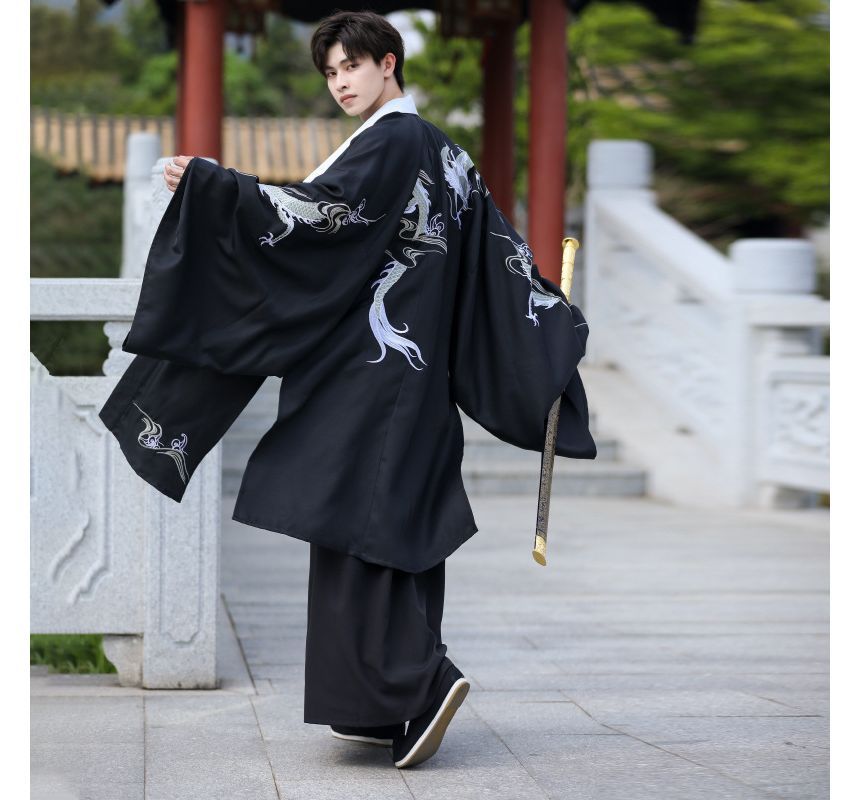 Embroidered Hanfu Costume / Robe / Set