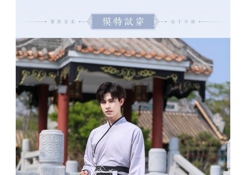 Embroidered Hanfu Costume / Robe / Set