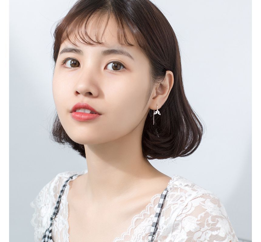 Earring Tail Fish Drop