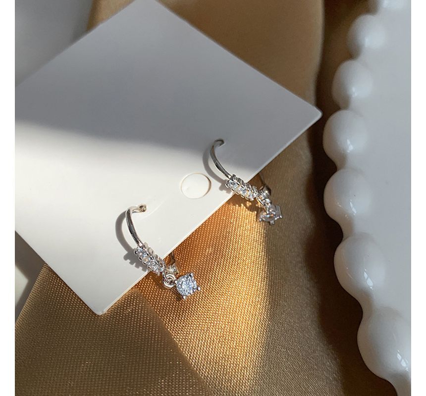 Rhinestone Earring Drop