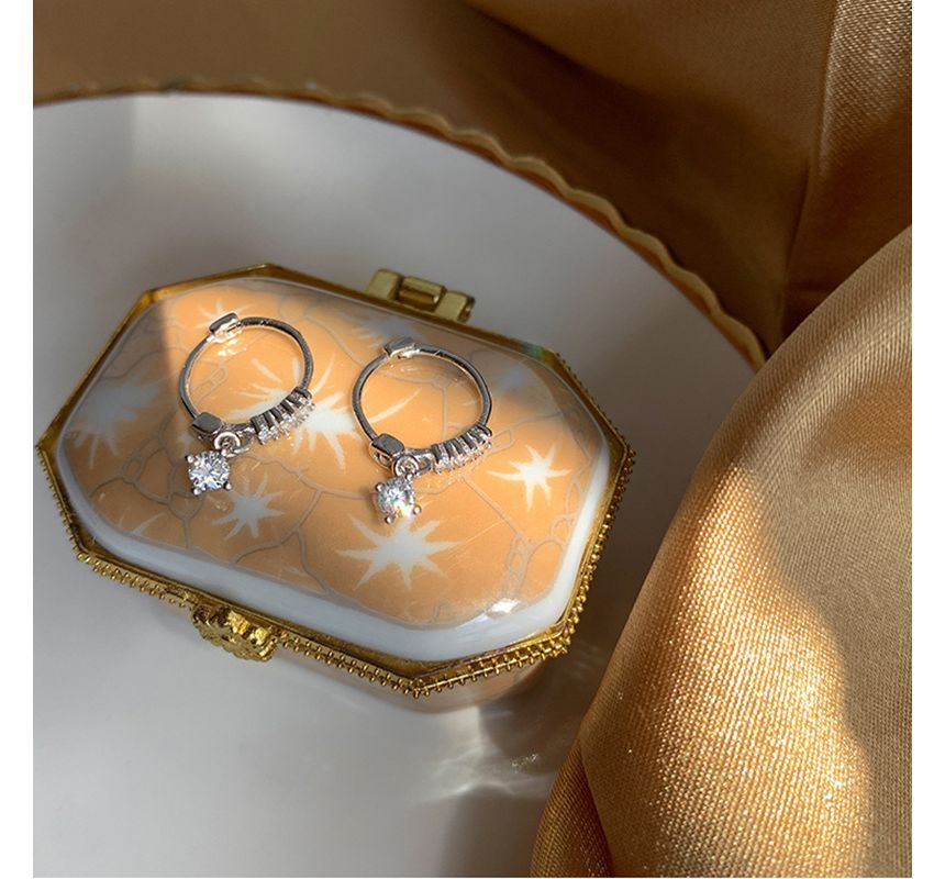 Rhinestone Earring Drop