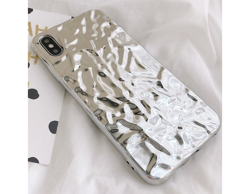 Case Phone Textured Metallic