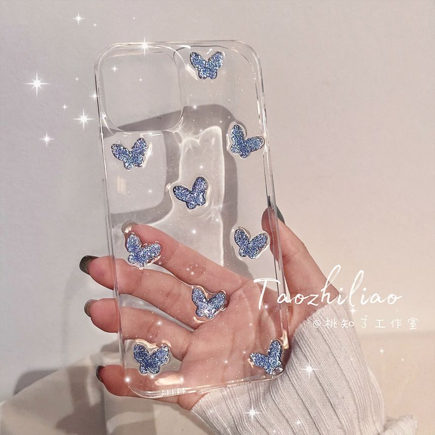 Case Transparent Phone Butterfly