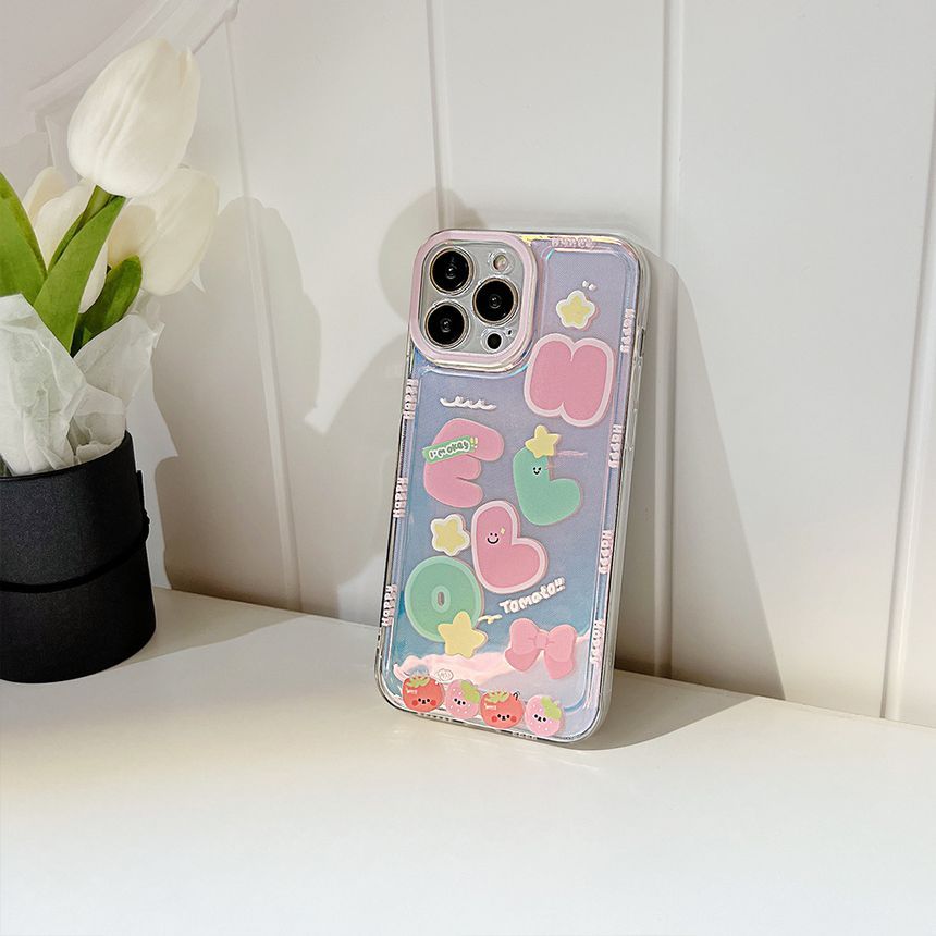 Cartoon Holographic Case Phone