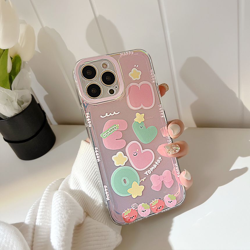 Cartoon Holographic Case Phone