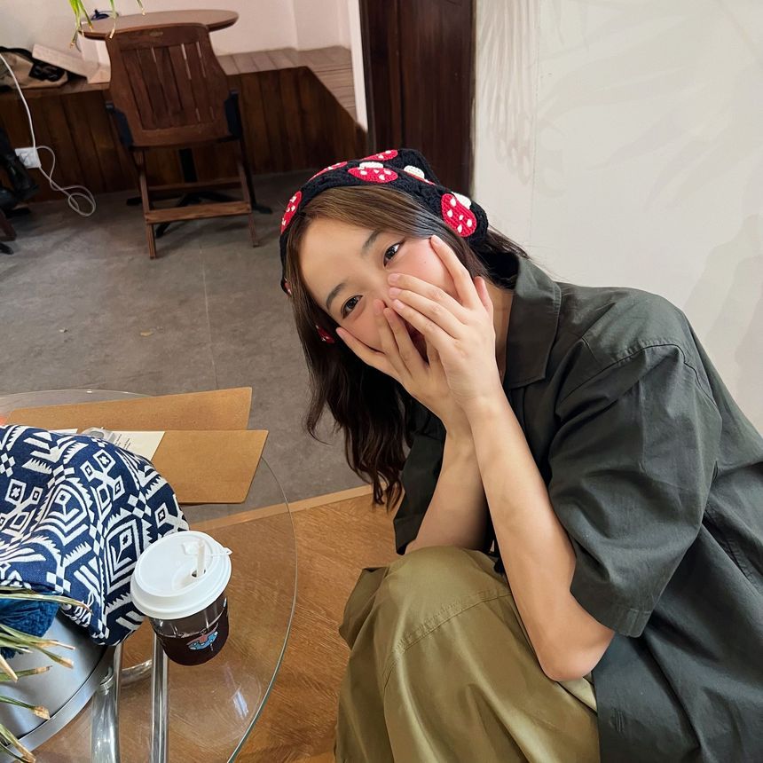 Bandana Head Mushroom Knit