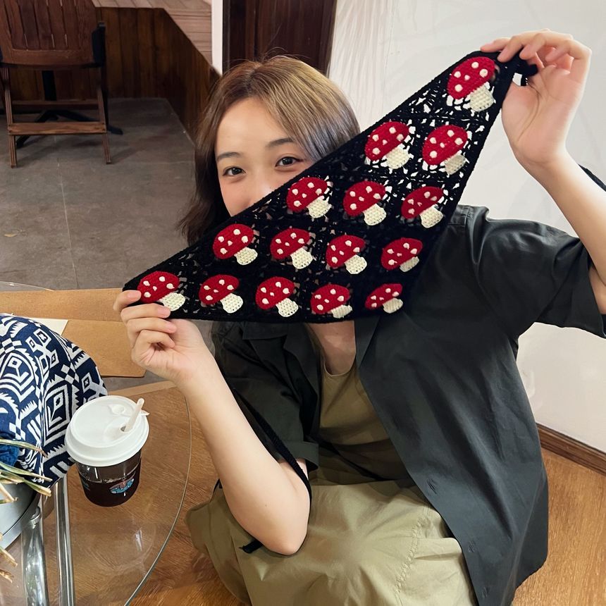 Bandana Head Mushroom Knit