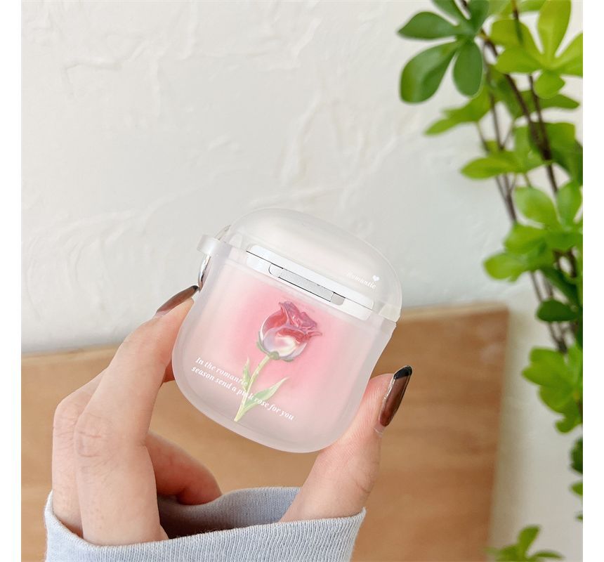 Flower Accent AirPods Earphone Case Skin