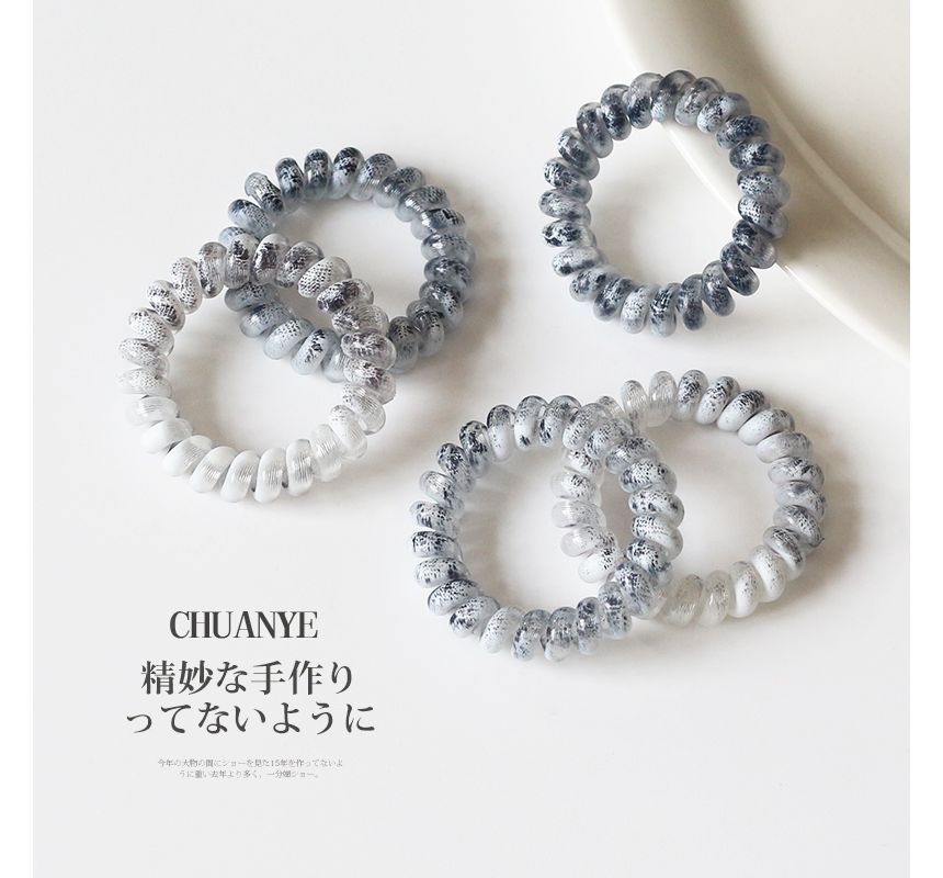 Print Coil Hair Tie / Set