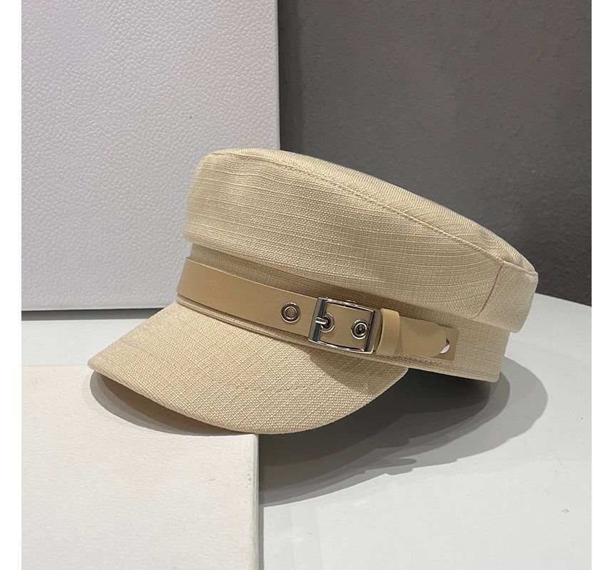 Linen Military Cap Belt Cotton