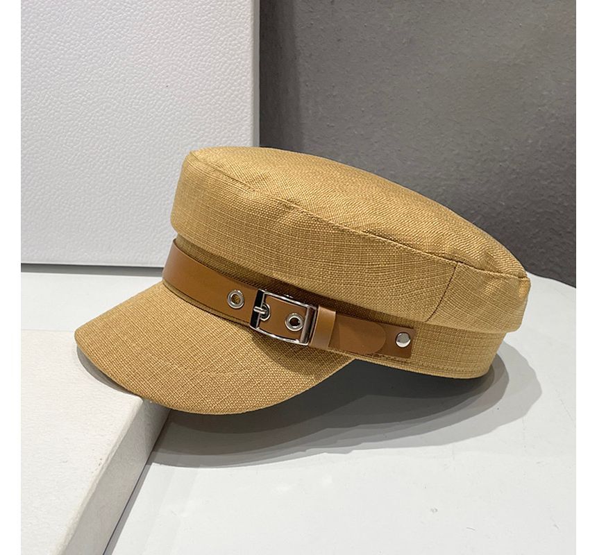 Linen Military Cap Belt Cotton