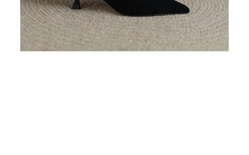 Heel Kitten Pointed Pumps