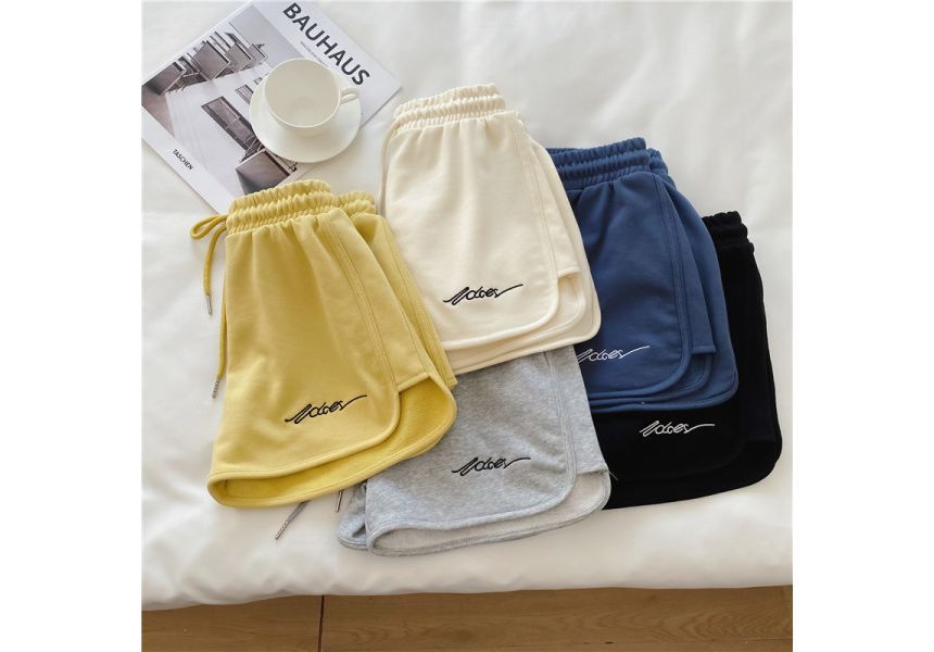 Sweatshorts Waist Elastic Lettering
