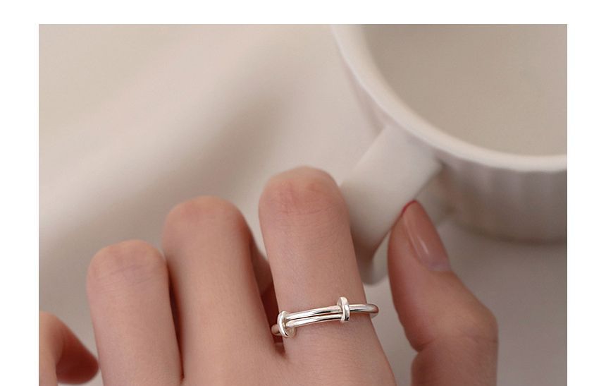 Layered Sterling Silver Ring