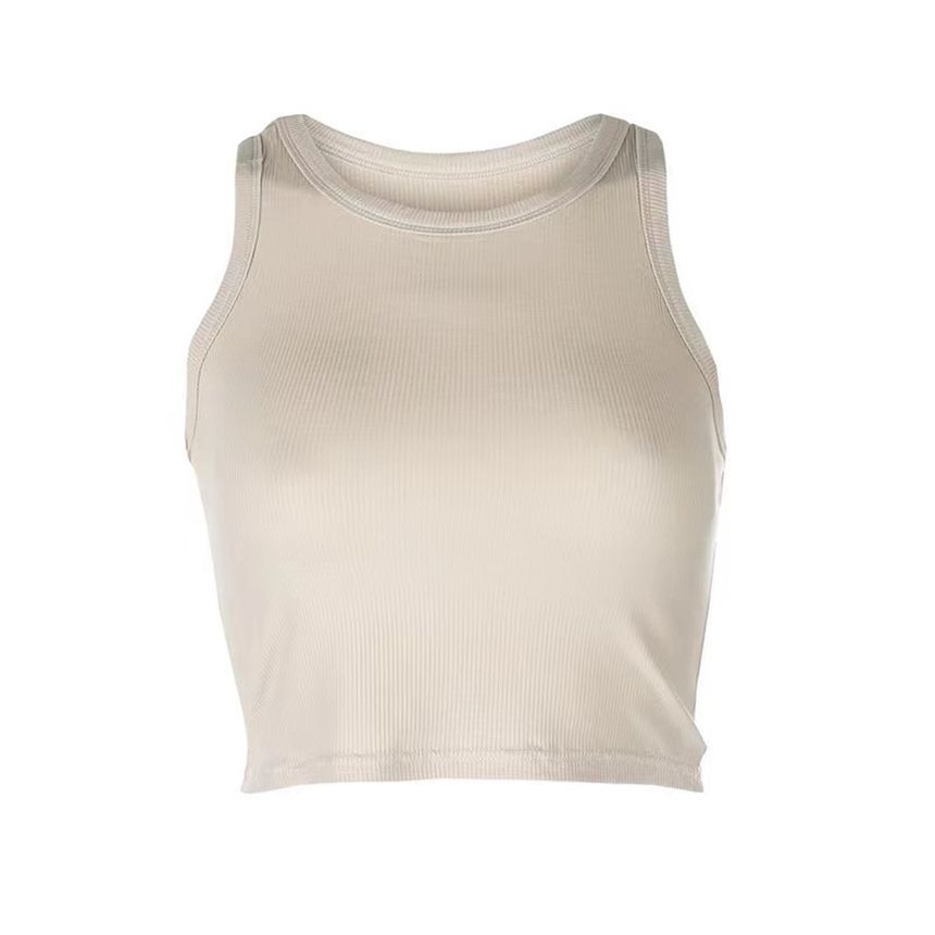 Plain Top Cropped Tank