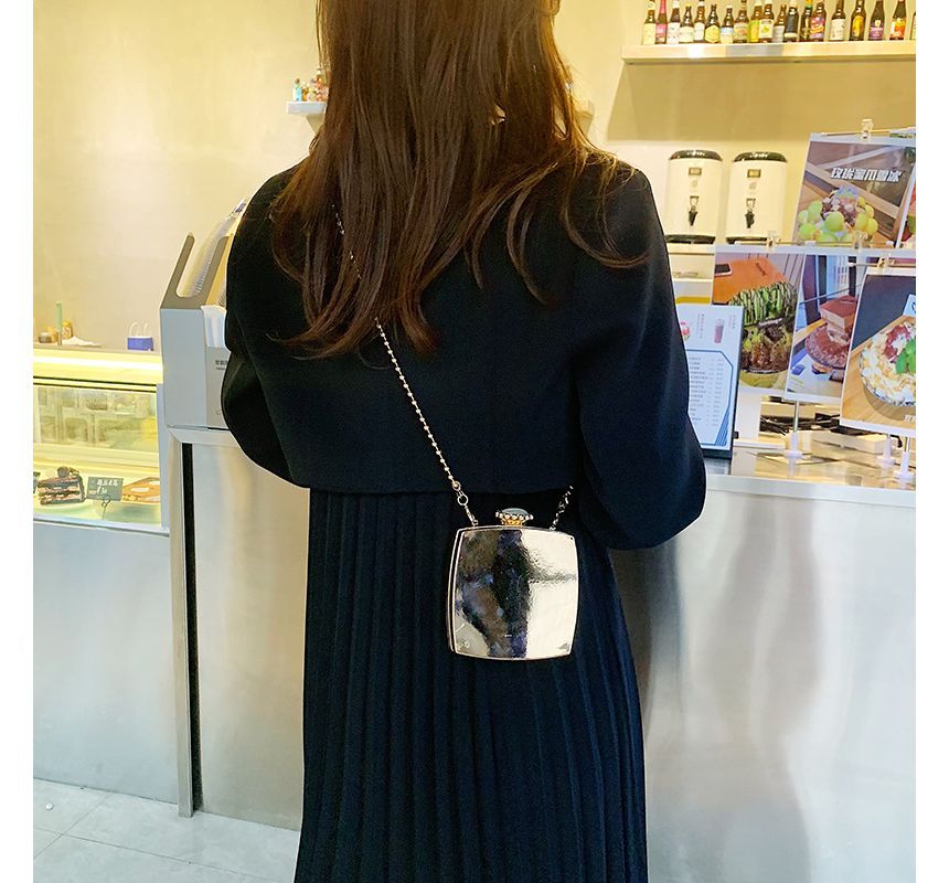 Box Strap Bag Crossbody Chain