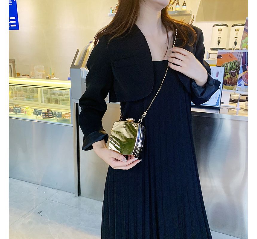 Box Strap Bag Crossbody Chain