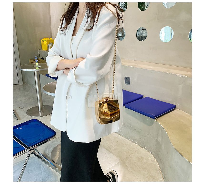 Box Strap Bag Crossbody Chain