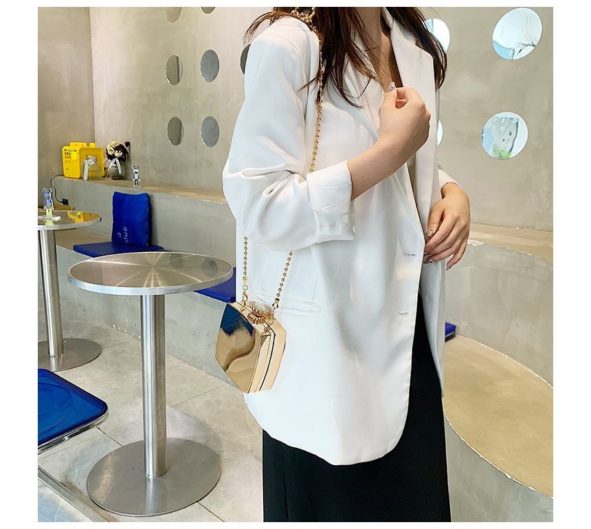 Box Strap Bag Crossbody Chain