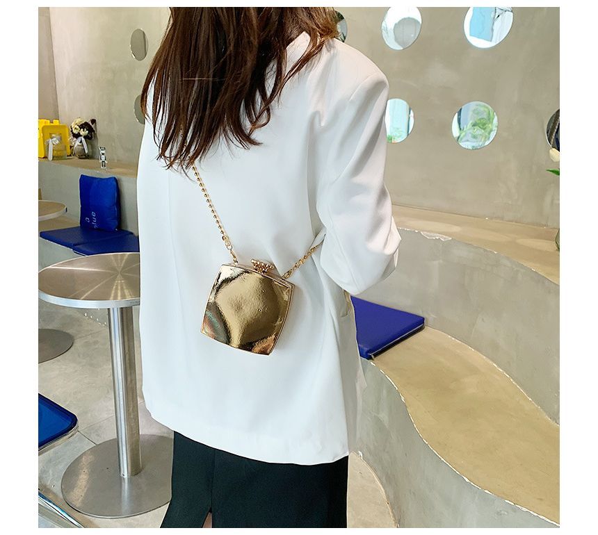 Box Strap Bag Crossbody Chain