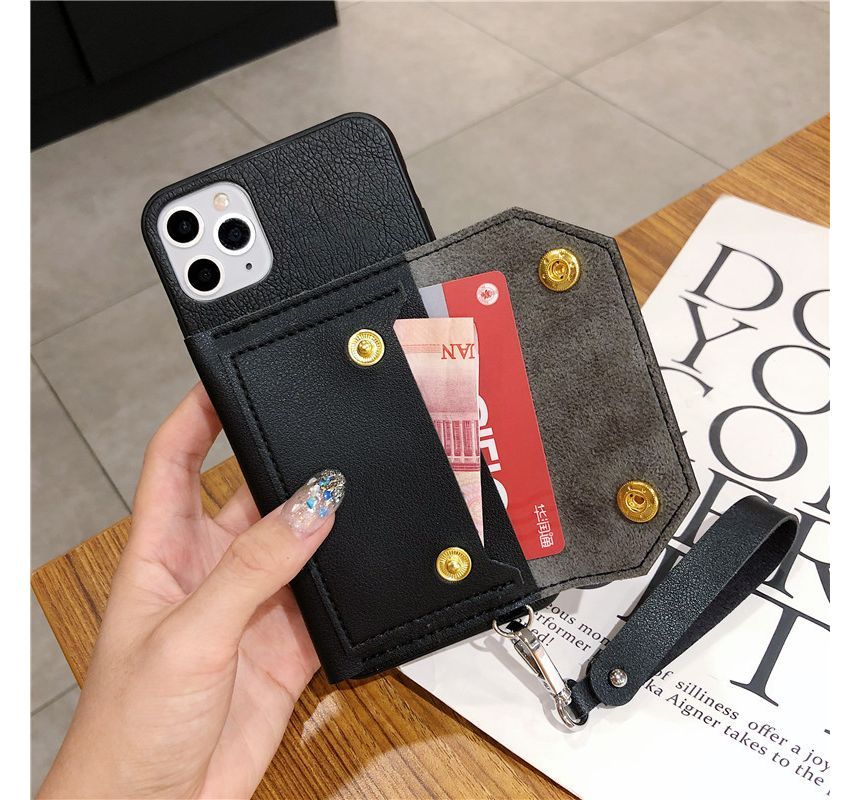 Faux Purse Phone Case Leather Coin
