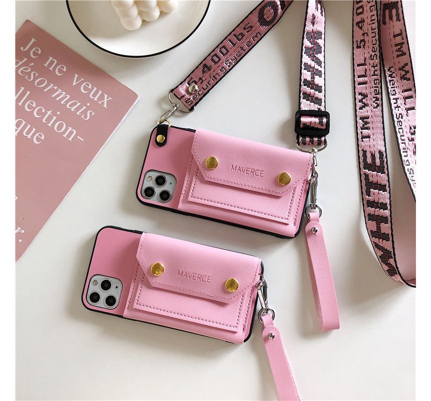 Faux Purse Phone Case Leather Coin