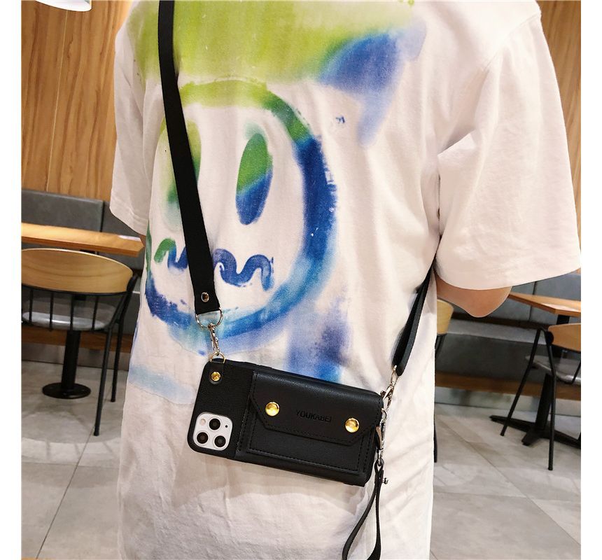 Faux Purse Phone Case Leather Coin