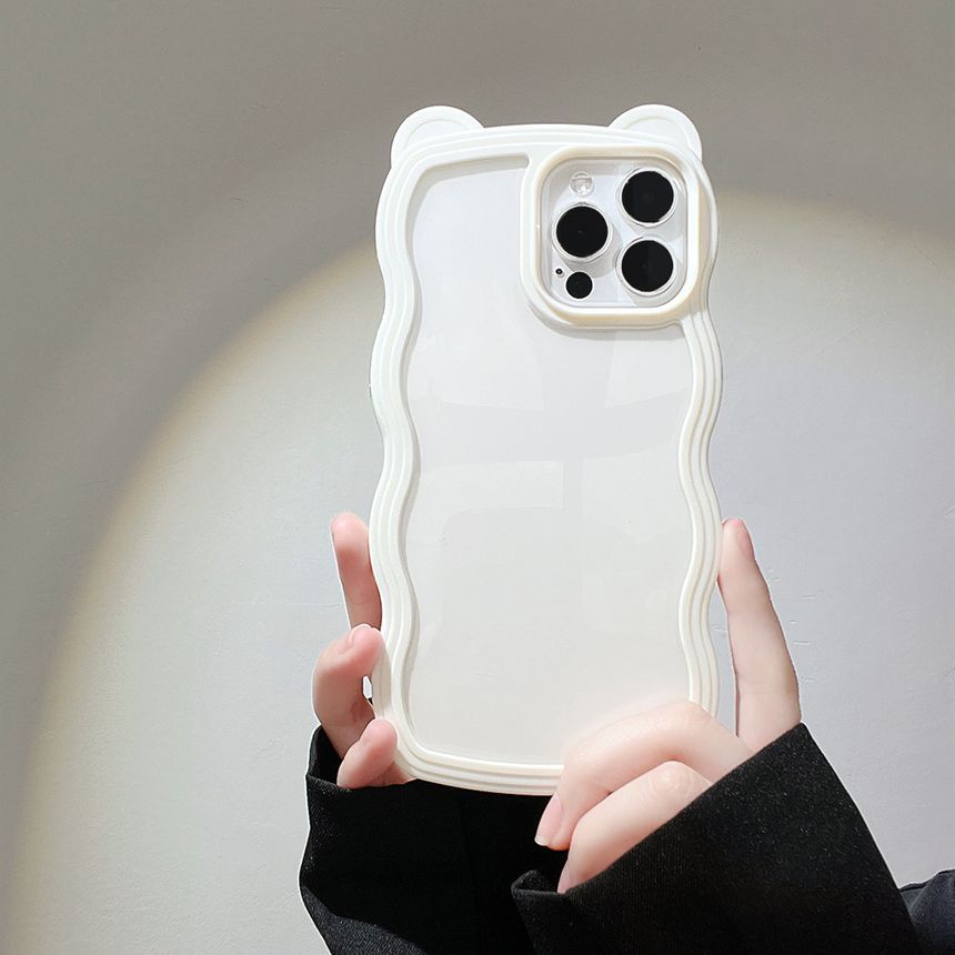 Phone Wavy Transparent Case
