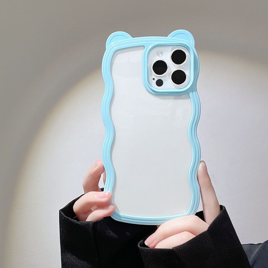 Phone Wavy Transparent Case