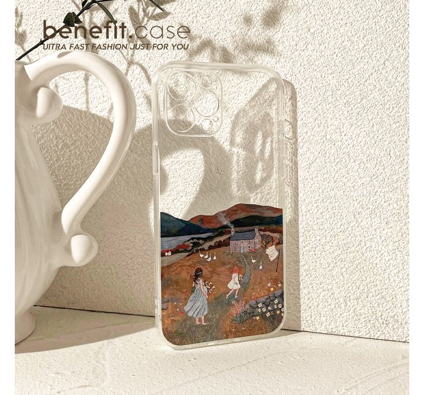 Transparent Phone Case Scenery