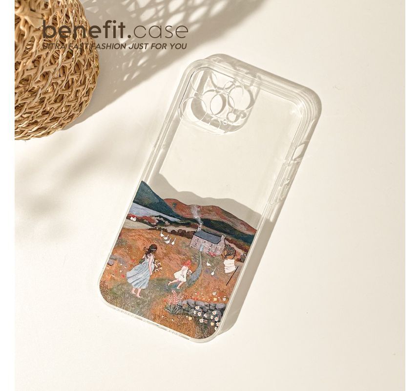 Transparent Phone Case Scenery