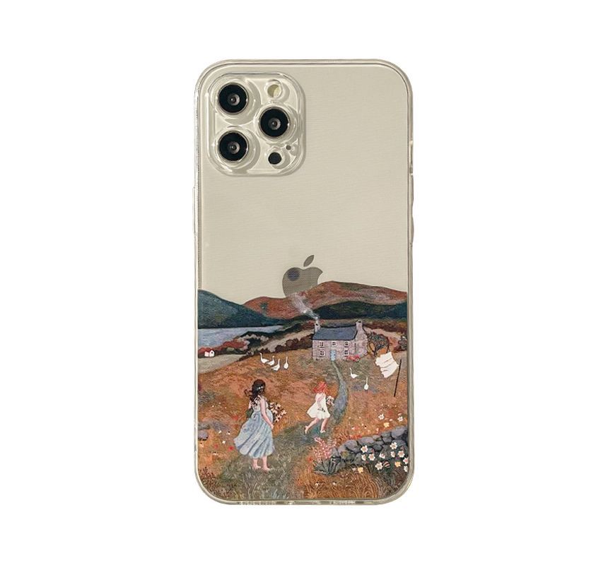 Transparent Phone Case Scenery