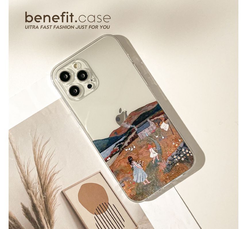 Transparent Phone Case Scenery