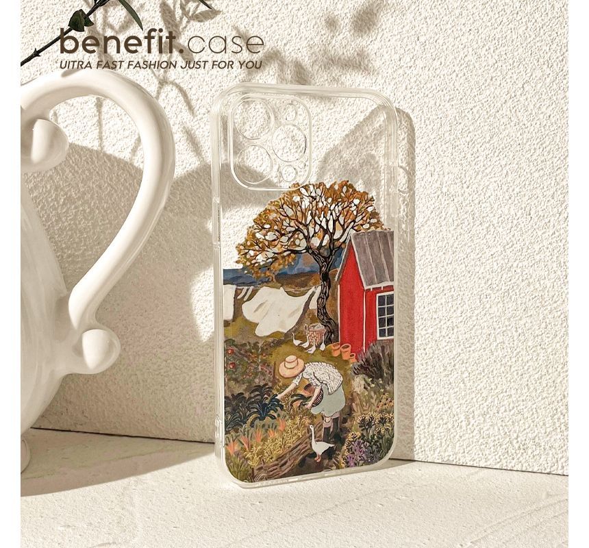 Case Scenery Phone Transparent