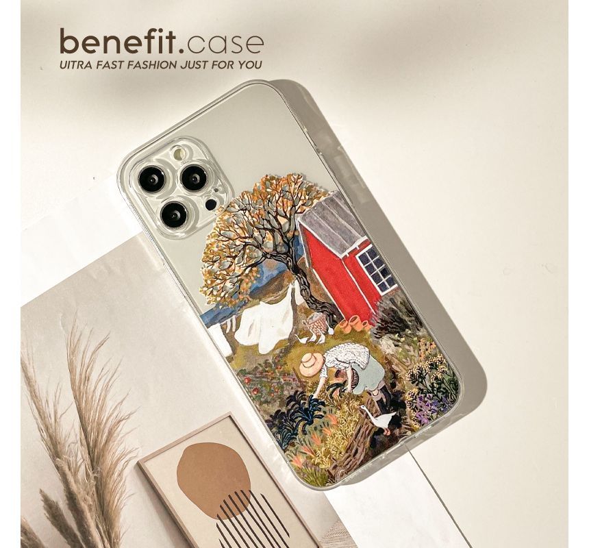 Case Scenery Phone Transparent