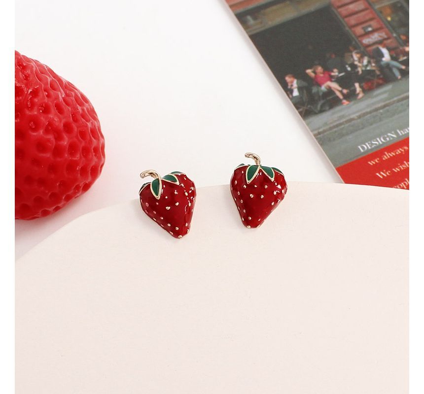 Strawberry Earring Alloy
