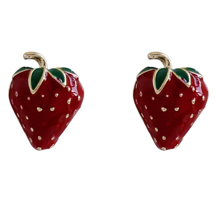 Strawberry Earring Alloy
