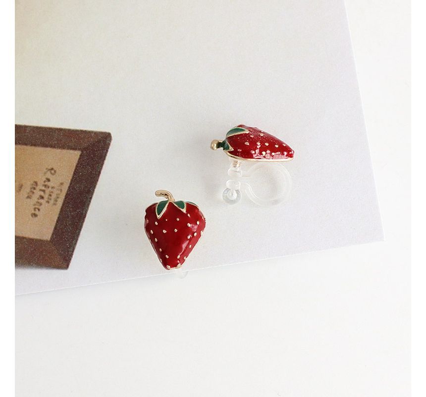 Strawberry Earring Alloy