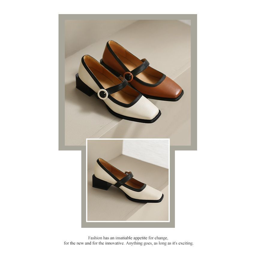 Heel Pumps Jane Mary Block