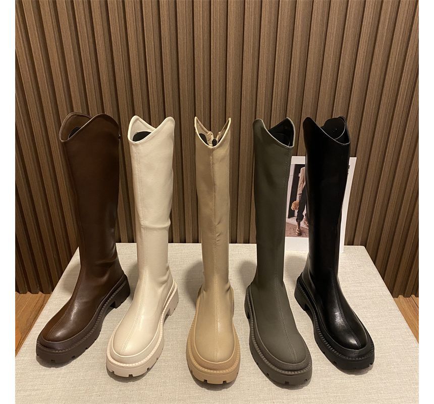 Tall Cowboy Boots Platform